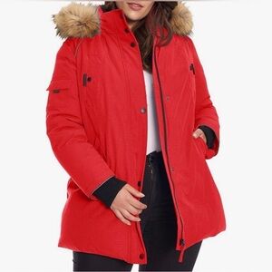 NWOT Women’s Red Winter Jacket/Ski Jacket Winter Coat Valentine’s Day